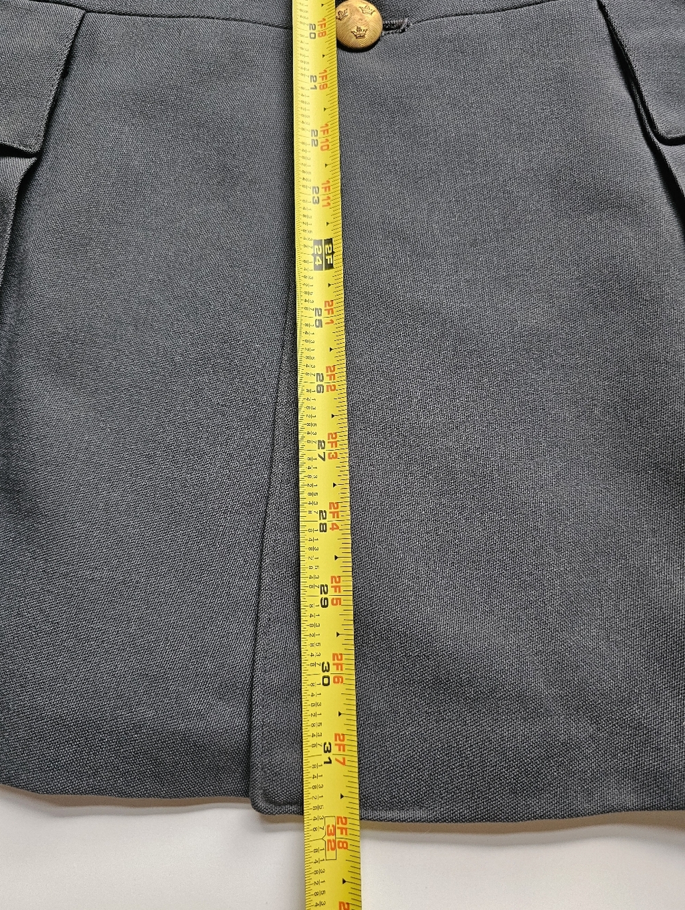 Swedish 1960s Army CBV Karlskrona M60 Dress Jacket w/ 3 Crown Buttons Size L - Picture 7 of 8